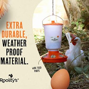 Roosty's Chick Feeder and Waterer Kit, Chicken Feeder and Waterer Set, 1.5kg Poultry Feeder and 1.5L Chick Waterer - Baby Chick Feeder, Baby Chick Waterer, Chicken Starter Kit, Baby Chicken Supplies