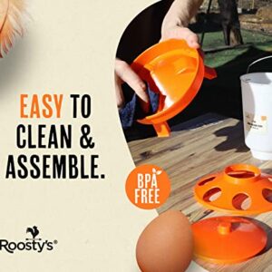 Roosty's Chick Feeder and Waterer Kit, Chicken Feeder and Waterer Set, 1.5kg Poultry Feeder and 1.5L Chick Waterer - Baby Chick Feeder, Baby Chick Waterer, Chicken Starter Kit, Baby Chicken Supplies