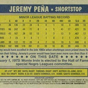 2022 Topps Archives Baseball #280 Jeremy Pena Rookie Card Astros