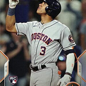 2022 Topps Now Baseball #1084 Jeremy Pena Rookie Card - 18th Inning Home Run is Game-Winner