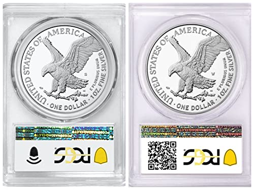2022 S AMERICAN EAGE 1 oz proof silver coin set $1 PCGS PR70DCAM