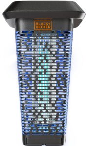black+decker bug zapper & fly trap-mosquito repellent- gnat killer outdoor & indoor electric uv bug catcher for insects- 2 acre coverage for home, deck, garden, patio commercial strength