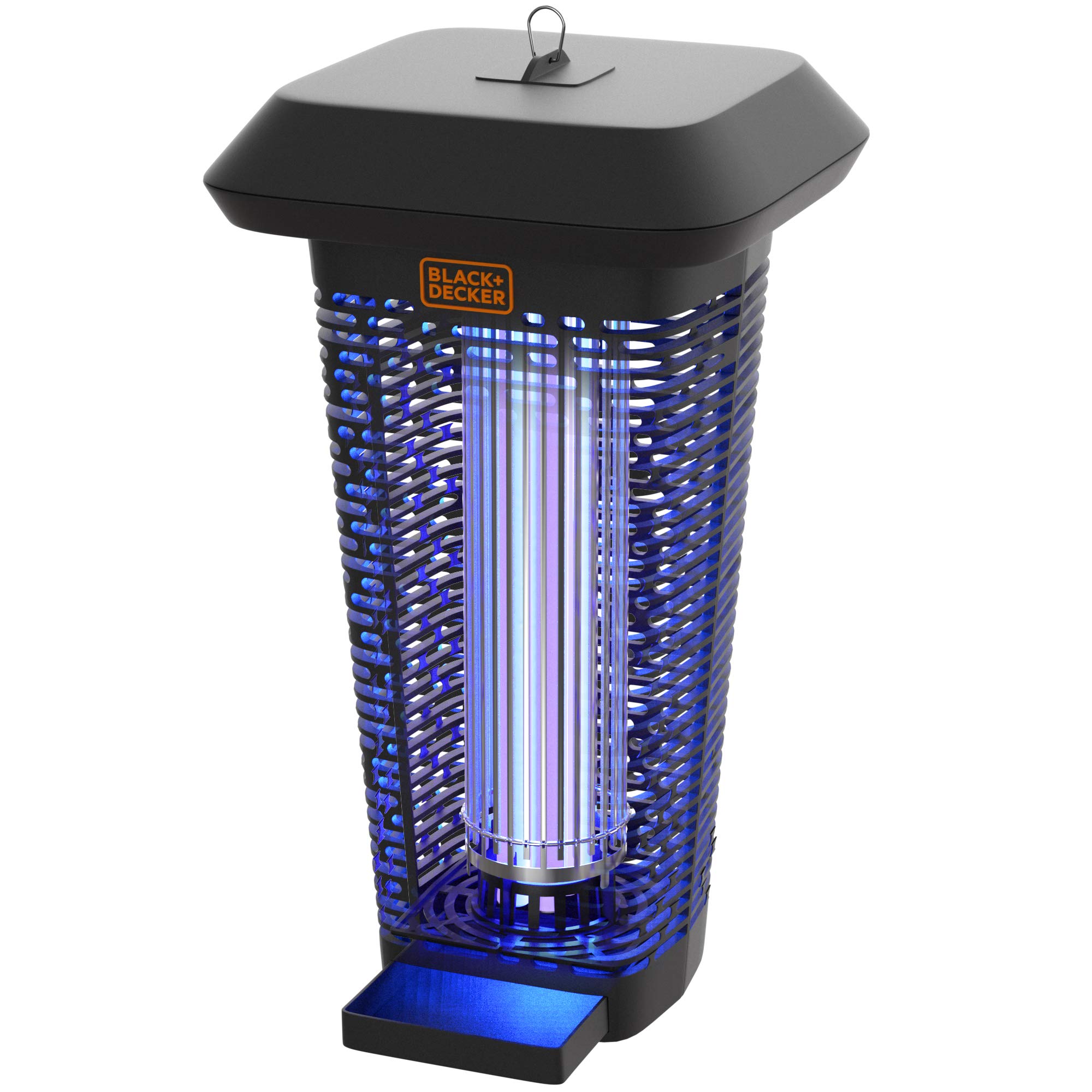 BLACK+DECKER Bug Zapper & Fly Trap-Mosquito Repellent- Gnat Killer Outdoor & Indoor Electric UV Bug Catcher for Insects- 2 Acre Coverage for Home, Deck, Garden, Patio Commercial Strength