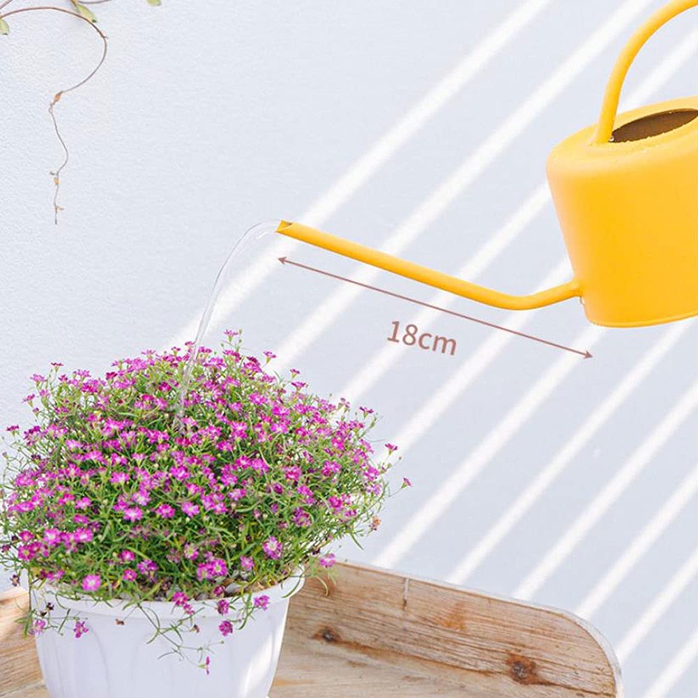 Garden Watering Can Watering Can Indoor for House Plants Indoor and Outdoor Long Spout Watering Can for Succulent Garden Bonsai Garden Flower with Plastic Plant Mister, 1.3L Watering Can for Outdoor P