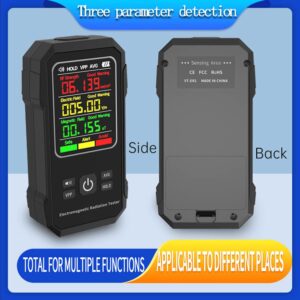 Multifunctional Electroic Radiation Detector Electric Field Intensity Tester Magnetic-Field Intensity Test Meter RF Strength Detection Device with Sound Alarm Function