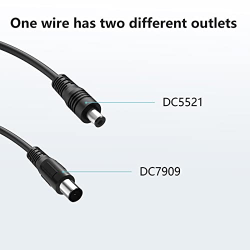 VDL Solar Panel Connector to DC 8mm&DC 5.5mm x 2.1mm Adapter Extension Cable 14AWG for Jackery Goal Zero Yeti Solar Generator Portable Power Station Solar Generator