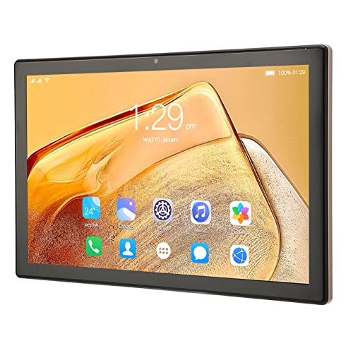 Qinlorgo 10 Inch Tablet, 4G 5GWiFi Dual SIM Dual Speaker Outdoor Tablet (US Plug)