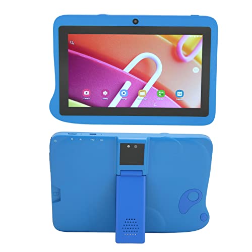 CHICIRIS HD Tablet, US Plug 100240V 5MP Front 8MP Rear Kids Tablet for Reading for 10.0 (Blue)