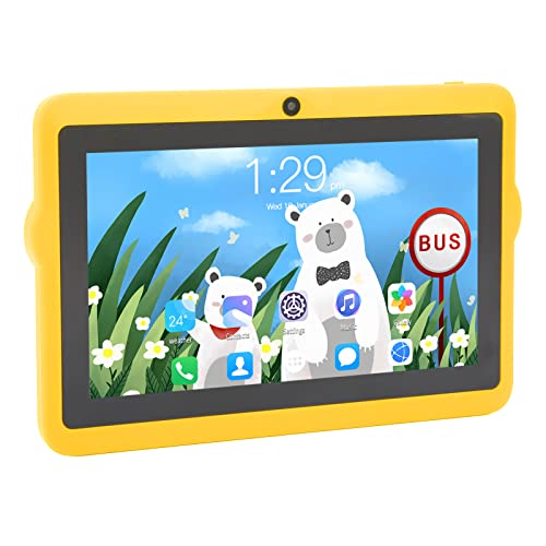 Toddler Tablet, 100240V Kids Tablet 5G WiFi Dual Band Single Speaker 8 Cores CPU for Baby (US Plug)