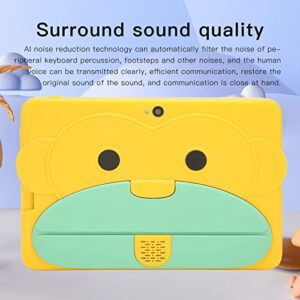 Toddler Tablet, 100240V Kids Tablet 5G WiFi Dual Band Single Speaker 8 Cores CPU for Baby (US Plug)