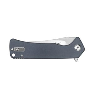 Firebird GANZO FH923-GY Folding Pocket Knife Razor Sharp D2 Steel Blade Ergonomic G10 Anti-Slip Handle with Clip Camping Hunting Fishing Gear Outdoor Folder EDC Pocket Knife (Grey)