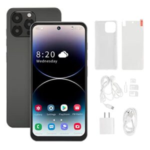 ASHATA I14 Pro Max 4G Cell Phone for Android, 6.7 Inch Smartphone with 4GB RAM 128GB ROM, 8MP Front Camera 16MP Rear Camera, 3 in 1 Navigation System, Memory Card Supports Up to 128G(US)