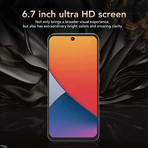 ASHATA I14 Pro Max 4G Cell Phone for Android, 6.7 Inch Smartphone with 4GB RAM 128GB ROM, 8MP Front Camera 16MP Rear Camera, 3 in 1 Navigation System, Memory Card Supports Up to 128G(US)