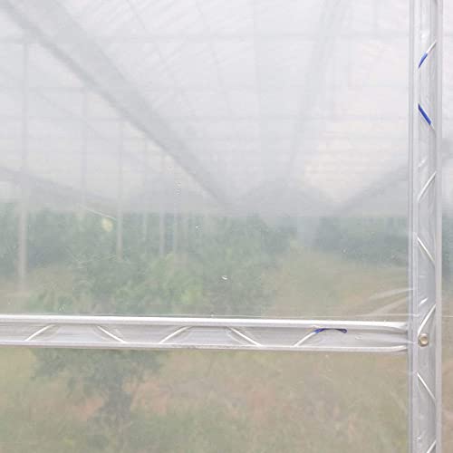 GRELWT Greenhouse Spring Wire and Lock Channel 20 Sets- 6.56 ft PVC Coated Wire & Rustproof Aluminum U-Channel Bundle, Greenhouse Frame Kit for Greenhouse Plastic or Shade Cloth Attachment