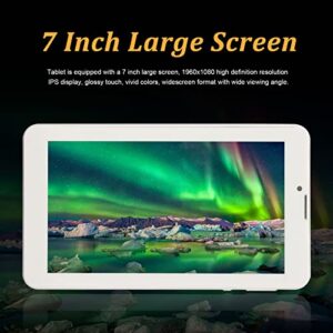 Calling Tablet, 7 Inch White 4GB 32GB Writing Tablet (UK Plug)