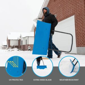 Lifetime Snow Pusher, 42” Heavy Duty Snow Plow Shovel