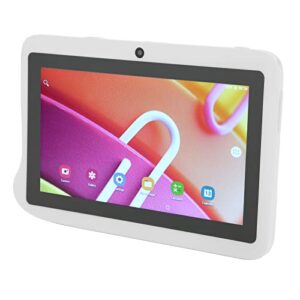 Janzoom Kids Tablet, US Plug 100240V 2.4G 5G WiFi 7in 1960x1080 IPS HD Tablet with Bracket for Reading for 10.0 (White)