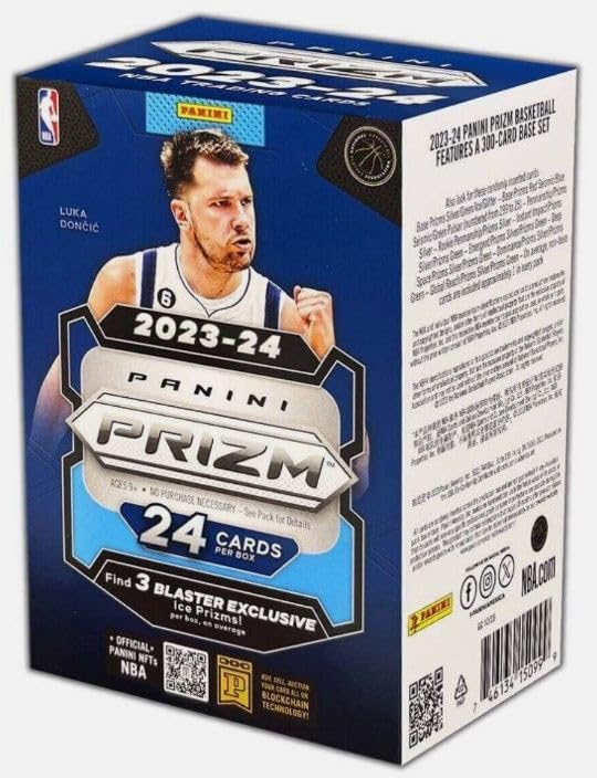 2023-2024 Panini PRIZM Basketball FACTORY Sealed Blaster Box - Chance for Silver Prizm Victor Wembanyama Rookie Card! - Includes Custom Victor Wembanyama and Kobe Bryant Cards Pictured.