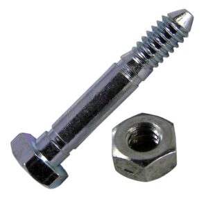 FSYHVVY fits 303160355 Shear pins and Nuts for Ariens AM123342 53200500 51001500 510015 03204300 Snowthrowers Bolt Kits（10pack）