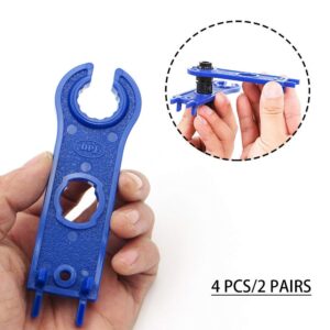 CATOSUM 5 Pair Solar Spanner Wrench for MC4 Connectors, Solar Connector Tool Assembly Spanners Wrenches, Solar Panel Connector Tool, Solar PV Disconnect Removal Tools