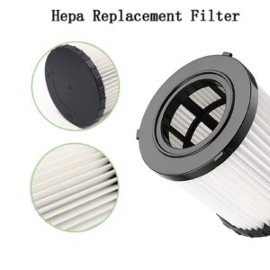 DCV5801H HEPA Replacement Filter for DeWalt DCV580 & DCV581H Wet/Dry Vacuum, Washable and Reusable (2 PACKS)