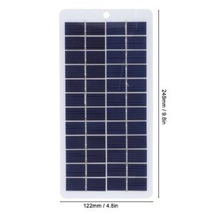 Solar Panel Kit 5W 12V Transmittance Solar Panel Charger for Street Lighting Outdoor Solar Advertising Polycrystalline Silicone Solar Panel