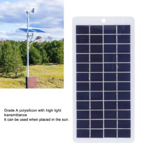 Solar Panel Kit 5W 12V Transmittance Solar Panel Charger for Street Lighting Outdoor Solar Advertising Polycrystalline Silicone Solar Panel