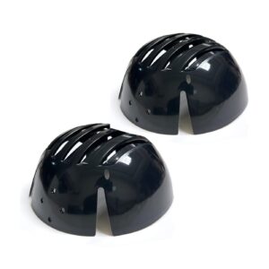 2 pack universal bump cap insert, baseball caps insert, breathable and lightweight hard hat insert, provide head protection (2 pack black)
