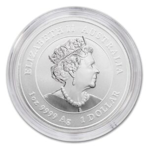 2023 P 1 oz Silver Australian Lunar Series III Year of the Rabbit Coin (in Capsule) Brilliant Uncirculated $1 Seller BU