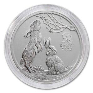 2023 P 1 oz Silver Australian Lunar Series III Year of the Rabbit Coin (in Capsule) Brilliant Uncirculated $1 Seller BU