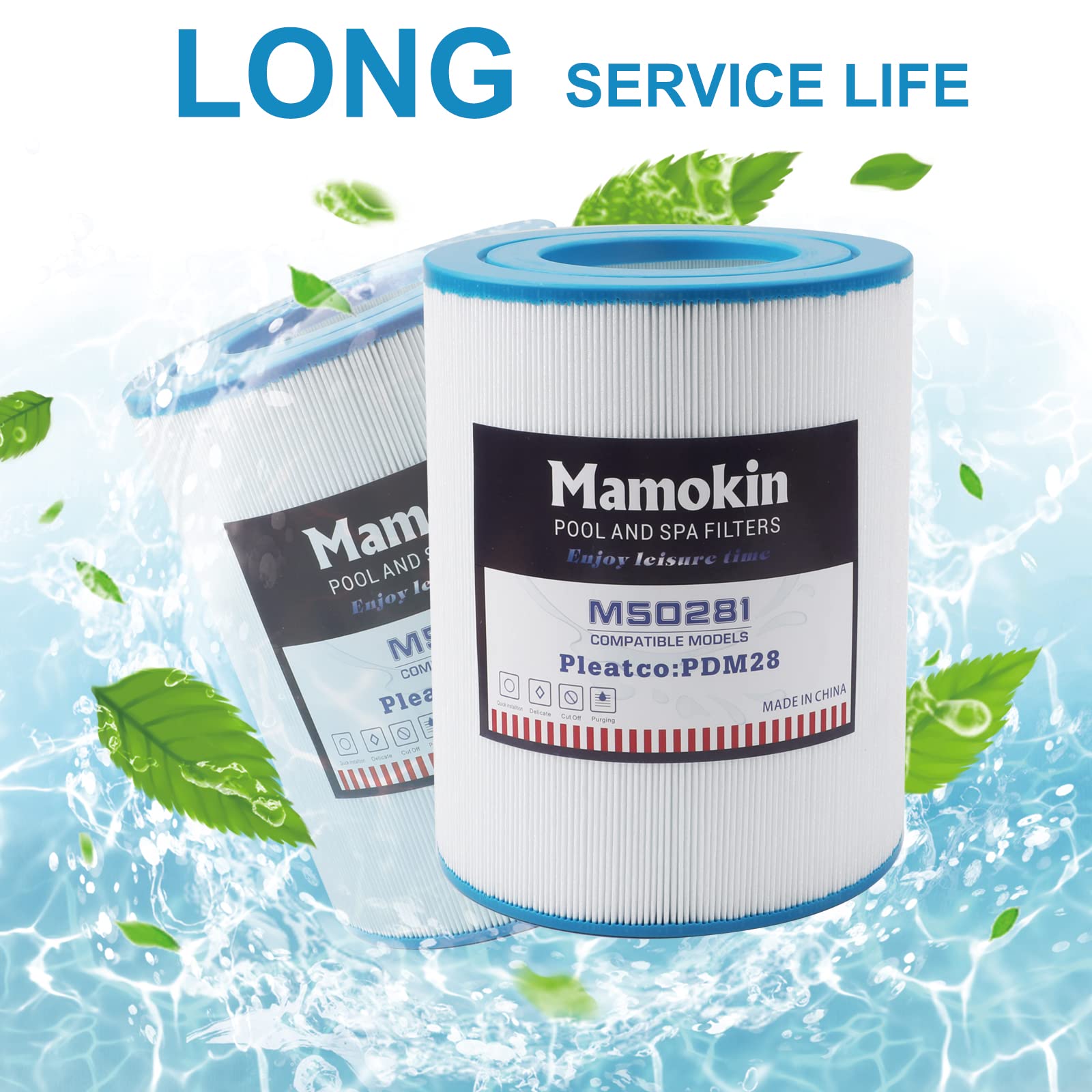 Mamokin PDM28 Spa Filter Replacement Aquarest Dream Maker 461273 Hot Tub Filter, FC9944, FC-9944 cartridges, 2 Pack