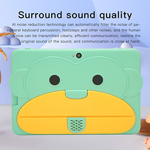 Toddler Tablet, for Android10 Kids Tablet 5G WiFi Dual Band Single Speaker 2GB 32GB 100240V with Baby Stand (US Plug)