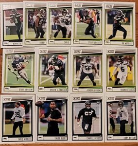 2022 panini score football seattle seahawks team set 13 cards w/drafted rookie