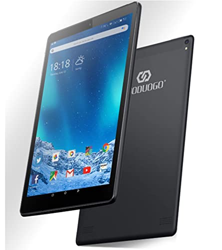 DUODUOGO Andorid Tablet 10 inch, Tablets with SIM Soft Card 4GB RAM 128GB ROM Storage,13MP Double Camera,8000mAh,FM, GPS WiFi Tablet