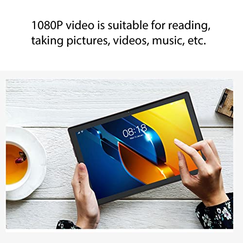 10in Tablet, Kids Tablet for 11 1920x1200 IPS Gold 2.4G 5G Dual Band WiFi 6GB 128GB for Learning (US Plug)