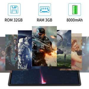 AOYODKG 2023 Upgraded Tablet 10", Android 10 Tablet with Keyboard 128G ROM Storage,4G Cellular Tablet with Sim Card Slot,Octa-Core 1.8Ghz Tablet 10.1 inch,13MP Dual Cameras,GPS Bluetooth WiFi Tablet