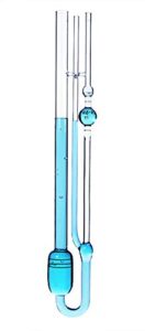 devonian ubbelohde viscometer glass capillary viscosity meter with test report (dØ=0.4-0.5mm)
