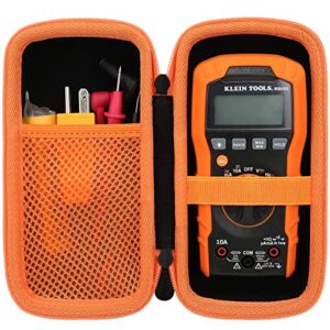 aenllosi hard carrying case replacement for klein tools mm300/mm400/69355/69149p electrical test kit with digital multimeter temp 600v.