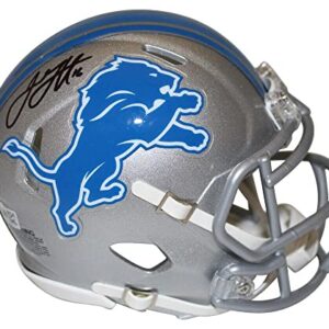 Jared Goff Autographed/Signed Detroit Lions Speed Mini Helmet FAN 36086 - Autographed NFL Mini Helmets