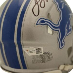 Jared Goff Autographed/Signed Detroit Lions Speed Mini Helmet FAN 36086 - Autographed NFL Mini Helmets