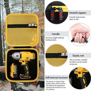 khanka Hard Carrying Case Replacement for DEWALT 20V MAX XR Brushless High Torque Impact Wrench DCF899HB / DCF899B, Case Only