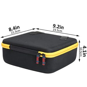 khanka Hard Carrying Case Replacement for DEWALT 20V MAX* XR Cordless Impact Wrench Kit DCF894B / DCF923B, Case Only