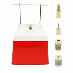 portable stained glass grinder machine,110v 65w glass diamond ceramics art diy bench grinder tool machine with 5pcs grinder bits
