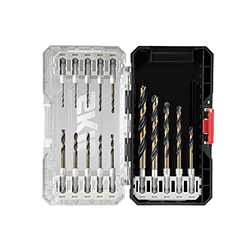 SKIL 15-Piece Hex Shank Twist Drill Bit Set-TDB5000