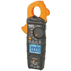 Klein Tools CL445 HVAC Clamp Meter, Auto-Ranging TRMS, NCVT, Measures Voltage, Current, Temperature, Micro Amps, InRush and More 1 1/2-Inch Jaw