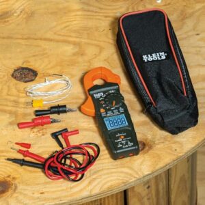 Klein Tools CL445 HVAC Clamp Meter, Auto-Ranging TRMS, NCVT, Measures Voltage, Current, Temperature, Micro Amps, InRush and More 1 1/2-Inch Jaw