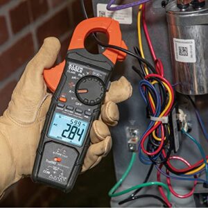 Klein Tools CL445 HVAC Clamp Meter, Auto-Ranging TRMS, NCVT, Measures Voltage, Current, Temperature, Micro Amps, InRush and More 1 1/2-Inch Jaw