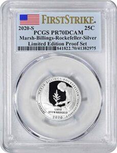 2020 s silver quarter proof limited edition quarter pcgs pr-70