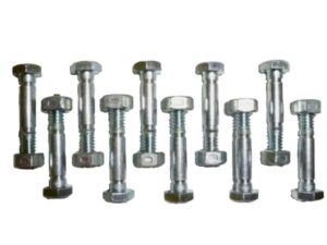 proven part 10 shear pins and 10 nuts fits am123342 fits ariens 532005 53200500 snow blower