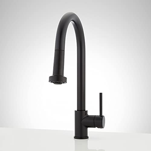 Signature Hardware 465183 Ridgeway 1.75 GPM Single Handle Pull-Down Kitchen Faucet, Oil Rubbed Bronze